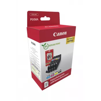 Canon 4540B019 inktpatroon 4 stuks origineel zwart, cyaan, magenta, geel