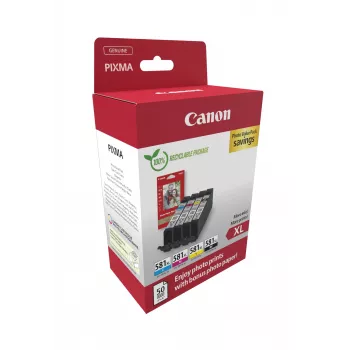 Canon 2052C006 inktpatroon 4 stuks origineel high (XL) yield zwart, cyaan, magenta, geel