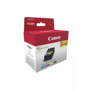 Canon 6509B015 inktpatroon 1 stuks origineel zwart, cyaan, magenta, geel