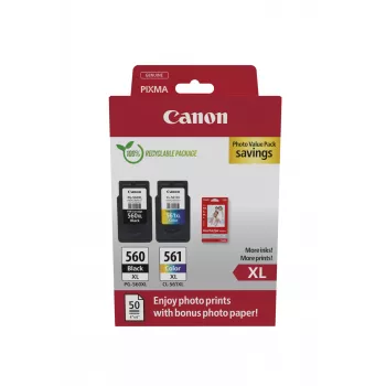 Canon 3712C008 inktpatroon 2 stuks origineel high (XL) yield zwart, cyaan, magenta, geel