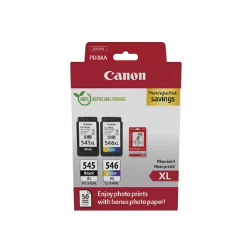 Canon 8286B011 inktpatroon 2 stuks origineel zwart, cyaan, magenta, geel
