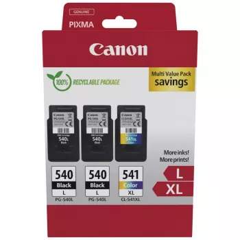 Canon 5224B017 inktcartridge 2 stuks origineel zwart, cyaan, magenta, geel
