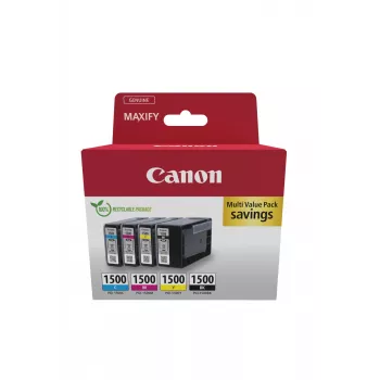 Canon 9218B006 inktcartridge 4 stuks origineel zwart, cyaan, magenta, geel