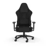 Corsair TC100 RELAXED gevoerde zitting zwart rugleuning 59,5x81 cm