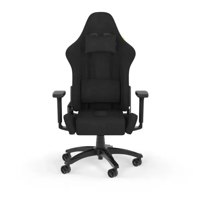 Corsair TC100 RELAXED gevoerde zitting zwart rugleuning 59,5x81 cm