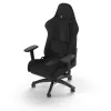 Corsair TC100 RELAXED gevoerde zitting zwart rugleuning 59,5x81 cm