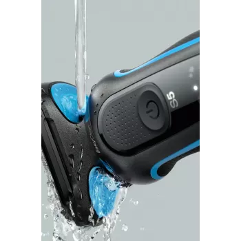Braun 51-B1000s foliescheerapparaat zwart, blauw