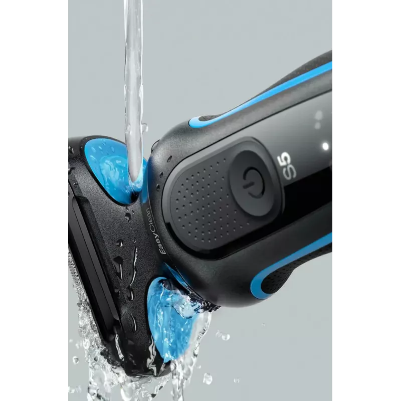 Braun 51-B1000s foliescheerapparaat zwart, blauw