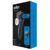 Braun 51-B1000s foliescheerapparaat zwart, blauw