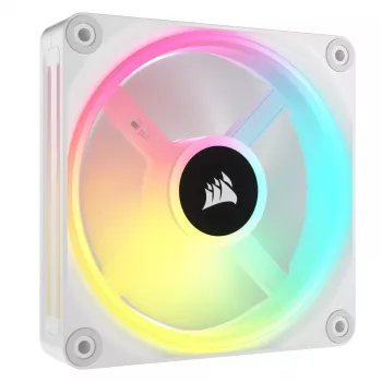 CORSAIR Qx RGB Series Icue Link Qx120 RGB White 120mm magnetische dome RGB ventilator-uitbreidingskit