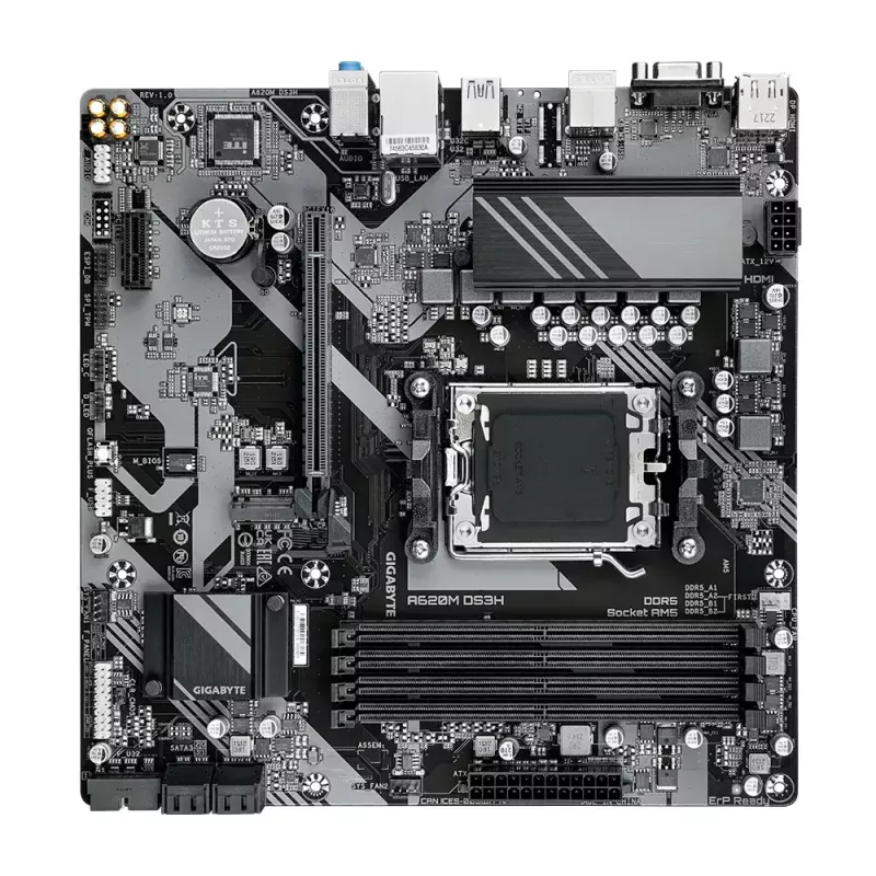 Moederbord GIGABYTE A620M DS3H, A620, AM5, ATX