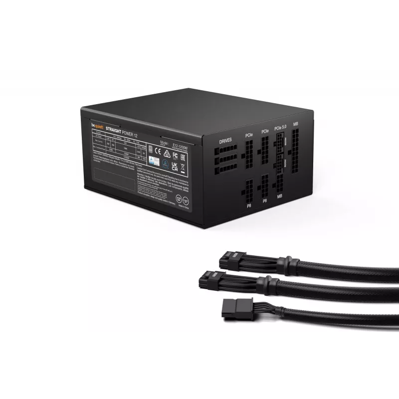 be quiet Straight Power 12 voeding 1200 W 20+4 pin ATX ATX zwart