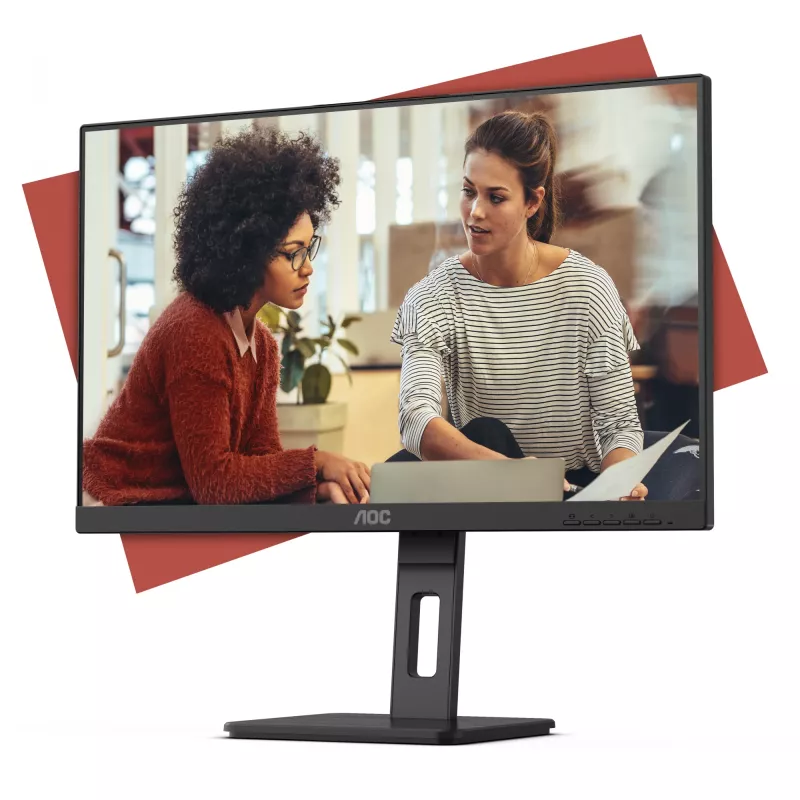 AOC E3 24E3QAF computermonitor 60,5 cm (23,8 inch) 1920 x 1080 pixel Full HD LCD zwart