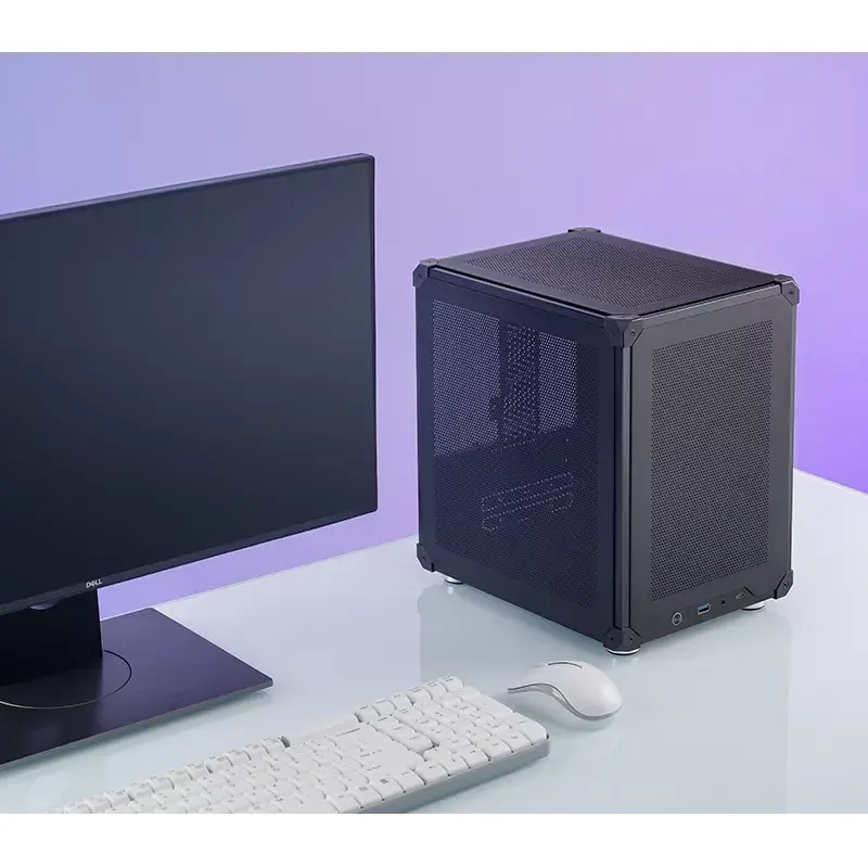 PC-behuizing Jonsbo C6 zwart ITX, micro ATX