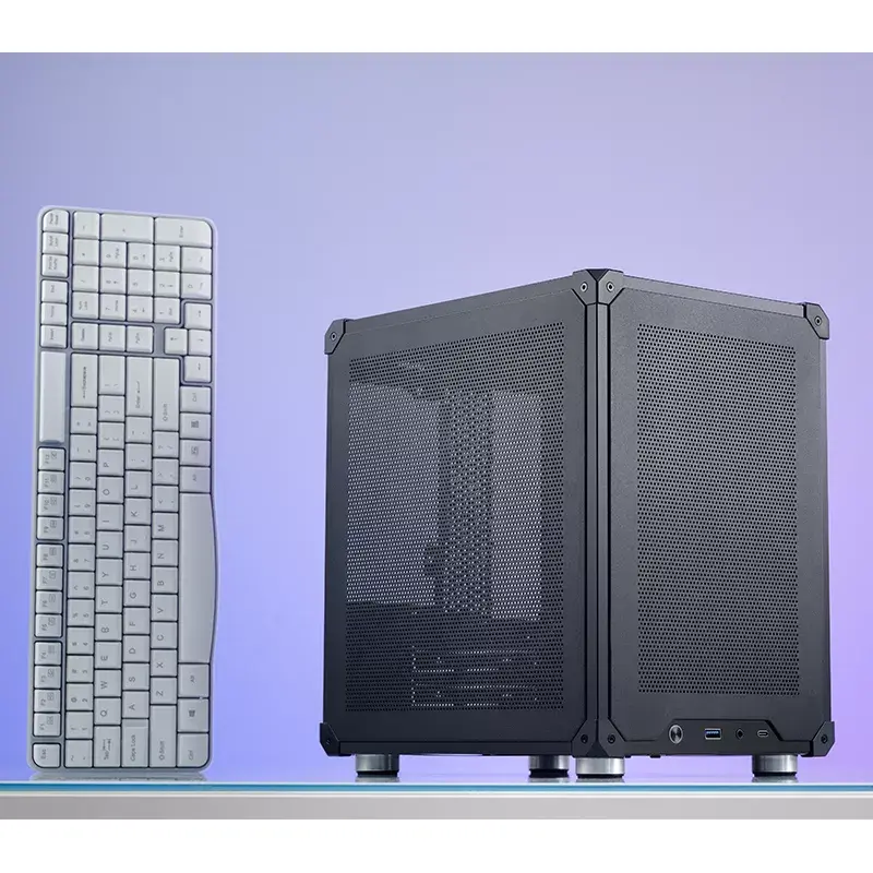 PC-behuizing Jonsbo C6 zwart ITX, micro ATX