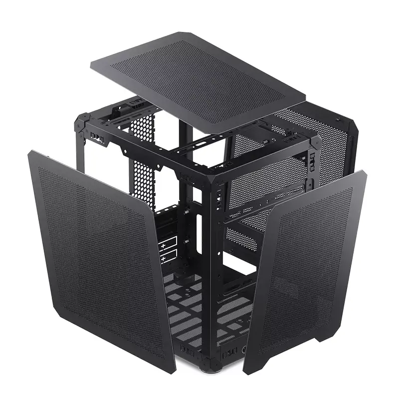 PC-behuizing Jonsbo C6 zwart ITX, micro ATX