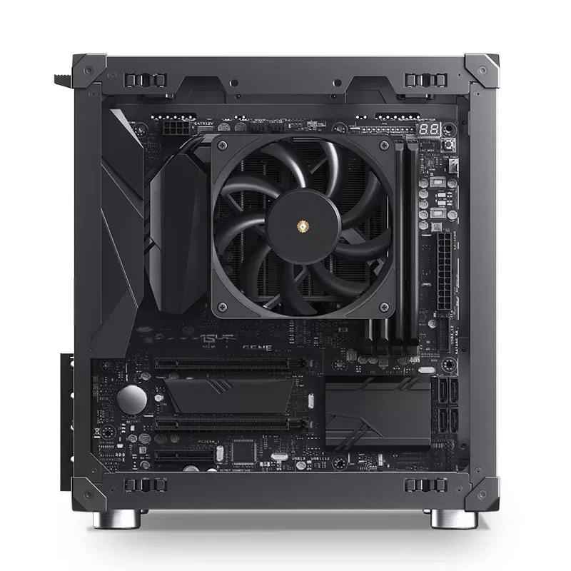 PC-behuizing Jonsbo C6 zwart ITX, micro ATX