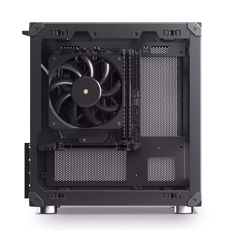 PC-behuizing Jonsbo C6 zwart ITX, micro ATX