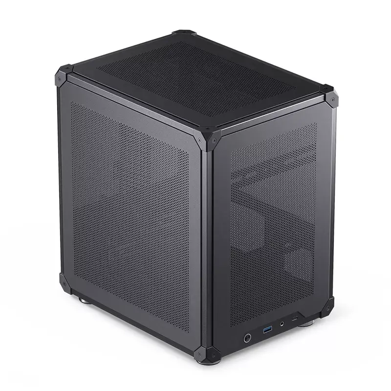 PC-behuizing Jonsbo C6 zwart ITX, micro ATX