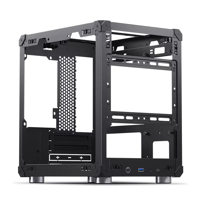 PC-behuizing Jonsbo C6 zwart ITX, micro ATX