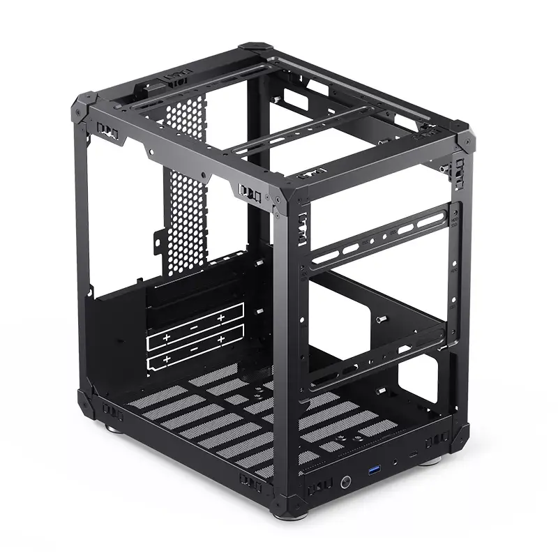 PC-behuizing Jonsbo C6 zwart ITX, micro ATX