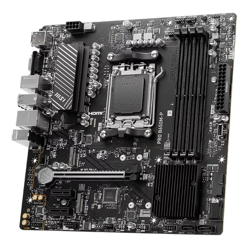 MSI PRO B650M-P moederbord AMD B650 socket AM5 micro ATX