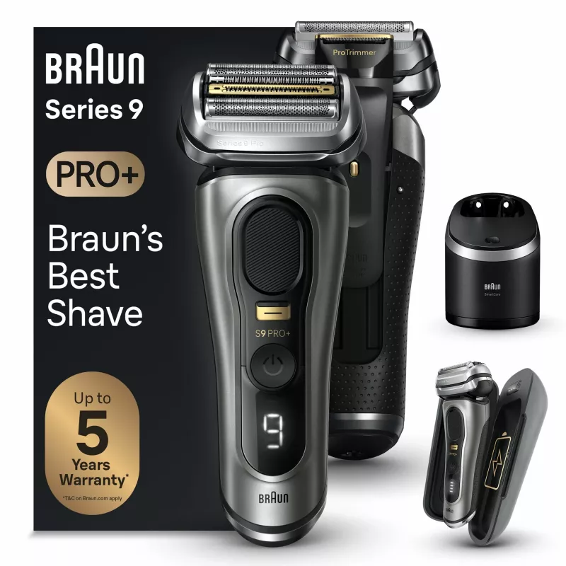 Braun Series 9 Pro+ 9575cc nat- & droogscheerapparaat foil-scheerapparaat trimmer metallic