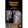 PanzerGlass 3-in-1-pack iPhone 15 Pro gehard glas transparant