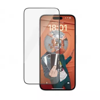 PanzerGlass ® displayschermfolie iPhone 15 Plus | Ultra-Wide Fit met EasyAligner
