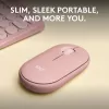 LOGITECH Pebble 2 M350s Draadloze optische muis roze