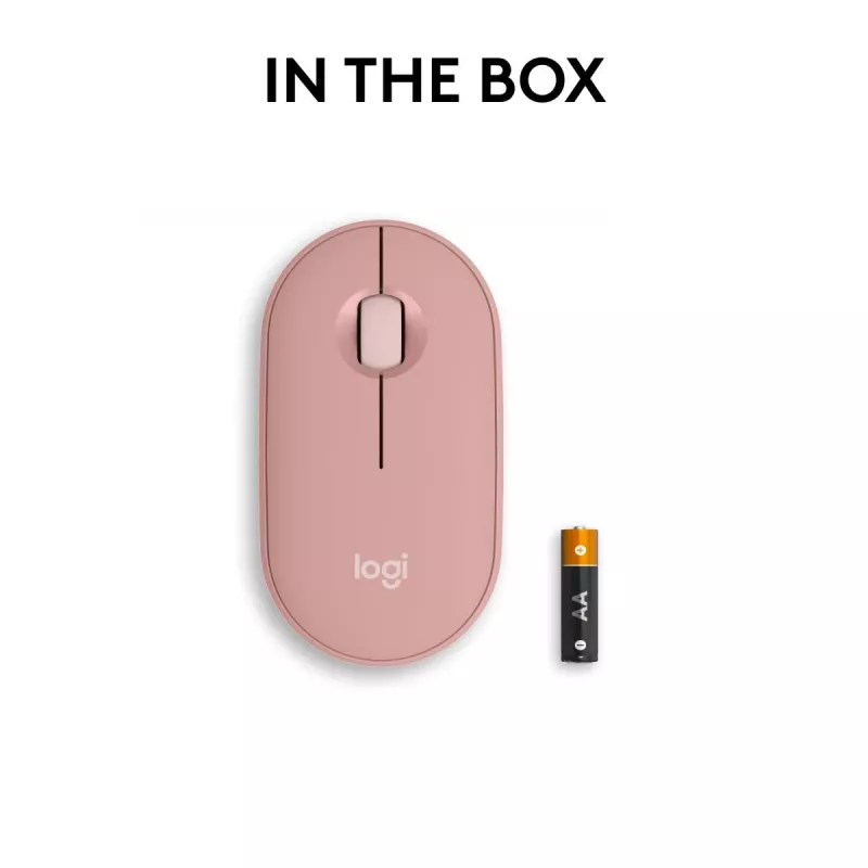 LOGITECH Pebble 2 M350s Draadloze optische muis roze