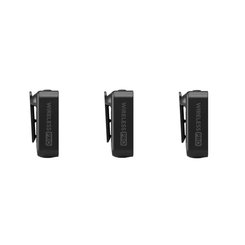 Draadloos lavalier-microfoonsysteem RØDE Wireless PRO — omnidirectionele lavalier, 20–20.000 Hz, 7 u accu, 260 m bereik