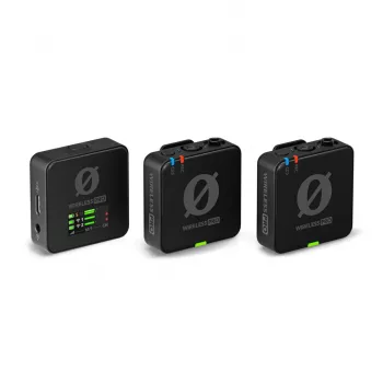 Draadloos lavalier-microfoonsysteem RØDE Wireless PRO — omnidirectionele lavalier, 20–20.000 Hz, 7 u accu, 260 m bereik