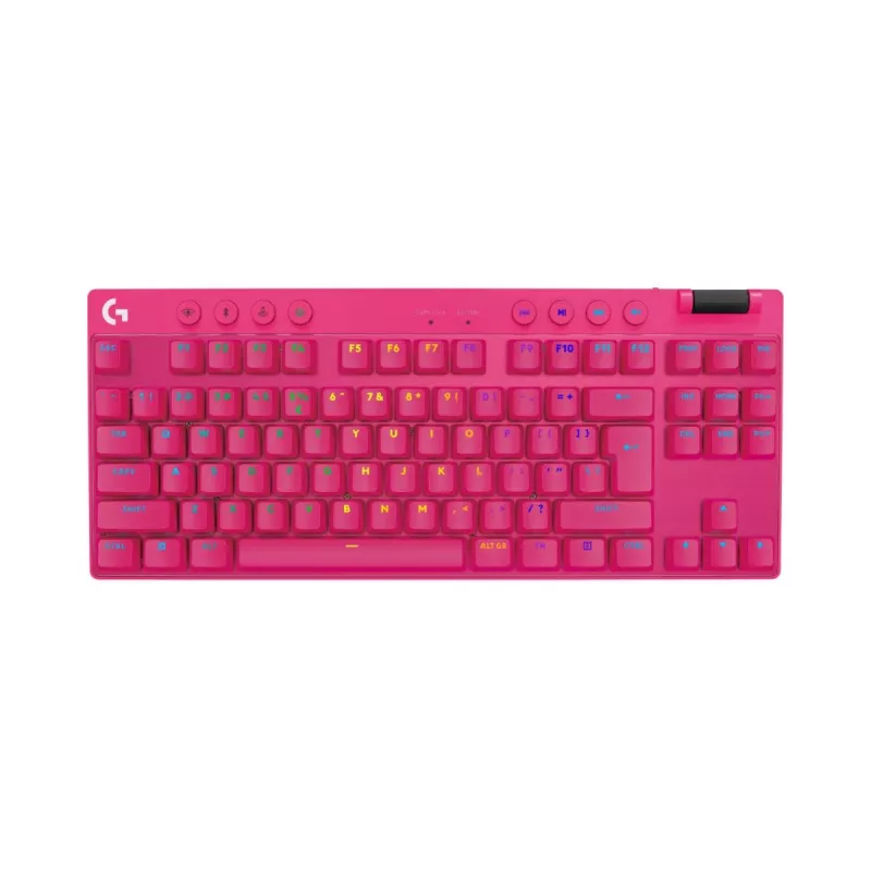 LOGITECH G Pro X TKL Lightspeed Gaming-toetsenbord - Bluetooth - roze US International tactiel
