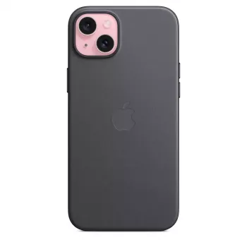 APPLE Apple FineWoven hoesje met MagSafe voor iPhone 15 Plus zwart