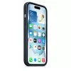 Apple FineWoven hoesje met MagSafe iPhone 15 Pacific Blue