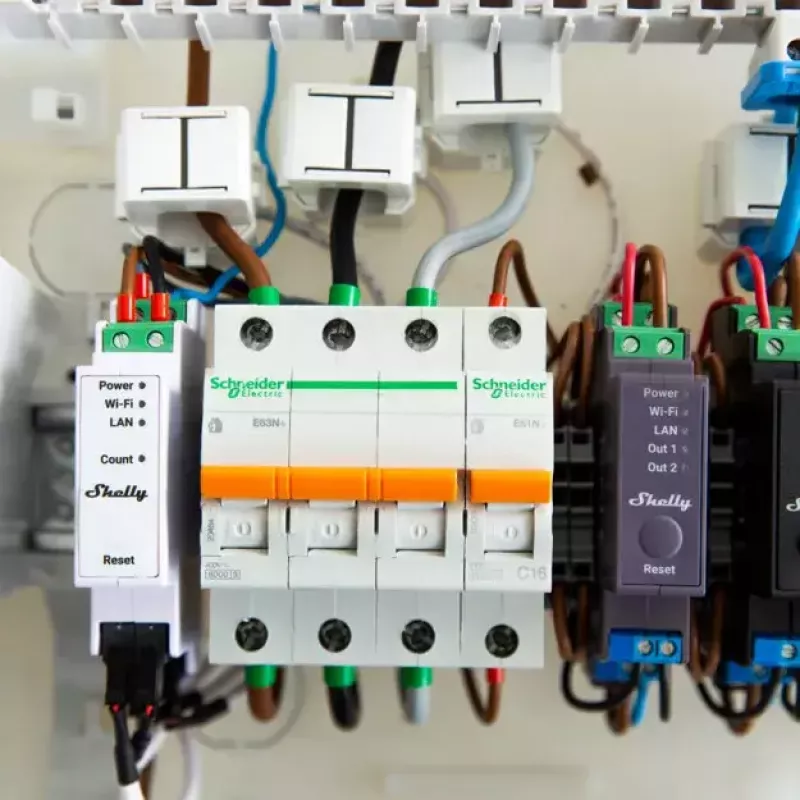 Shelly Pro 3EM energiekostenmeter AC 120 A 50-60 Hz