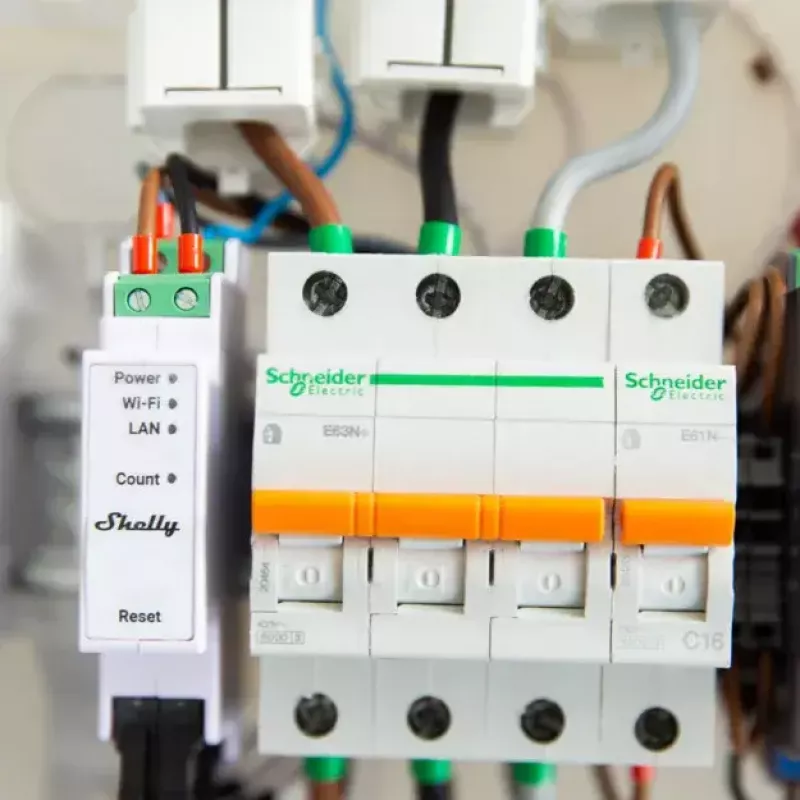 Shelly Pro 3EM energiekostenmeter AC 120 A 50-60 Hz