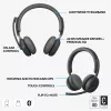 LOGITECH Headset - Zone - Wireless - grafiet