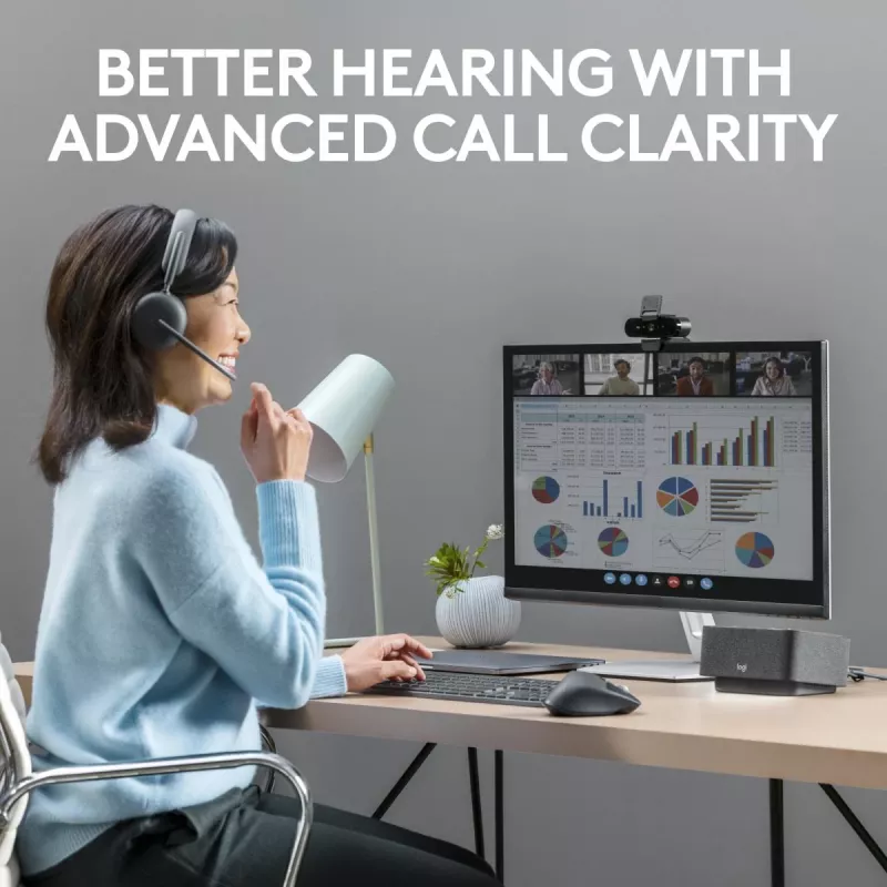 LOGITECH Headset - Zone - Wireless - grafiet