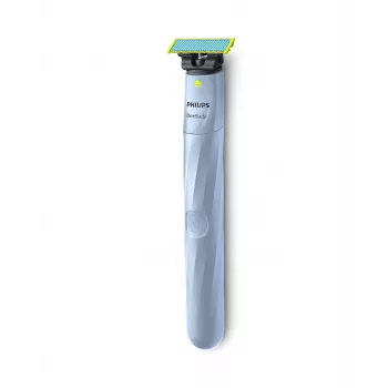 Foliescheerapparaat Philips Norelco OneBlade QP1324/20 — draadloze blauwe foliescheerapparaat, 30 min looptijd, USB-oplaadfunctie, afwasbaar, contouren volgend
