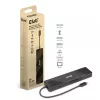 CLUB3D USB3.2 Gen2 Type-C, 6-in-1 draagbaar dual-display dock met USB Type-C video 4K60Hz