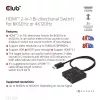 CLUB3D HDMI 2-in-1 bi-directionele switch 8K60Hz 4K120Hz CSV-1384