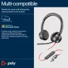 HP Poly Blackwire 8225 stereo Microsoft Teams gecertificeerd USB-C headset + USB-C/A-adapter