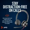 HP Poly Blackwire 8225 stereo Microsoft Teams gecertificeerd USB-C headset + USB-C/A-adapter