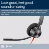 HP Poly Blackwire 3320 stereo Microsoft Teams gecertificeerd USB-C headset + USB-C/A-adapter