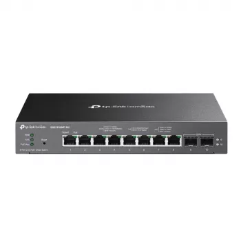 TP-Link Omada 8-poorts 2.5GBASE-T en 2-poorts 10GE SFP+ Smart Switch met 8-poorts PoE+