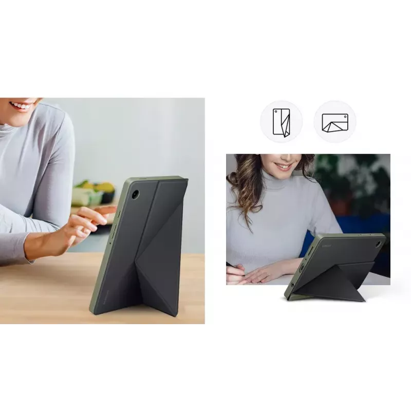 Samsung EF-BX110TBEGWW Book Cover voor Galaxy Tab A9, flipcase, zwart