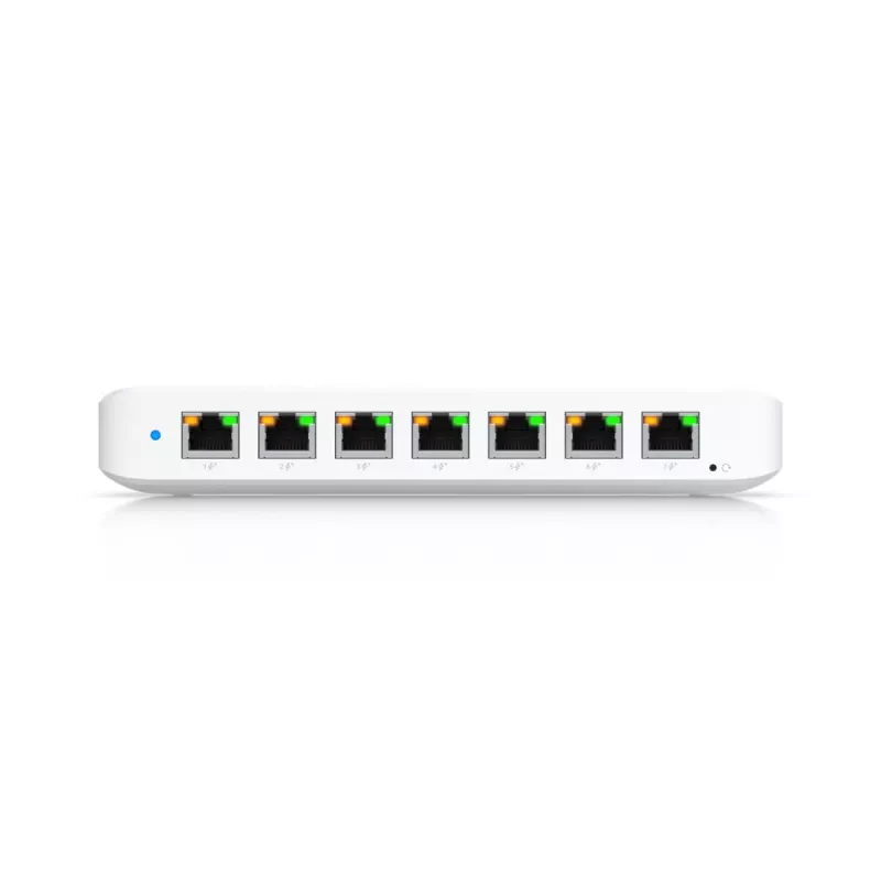 UBIQUITI NETWORKS UniFi Switch USW-Ultra-60W 8-poorts GbE PoE+ gevoed via GbE++ input 60W