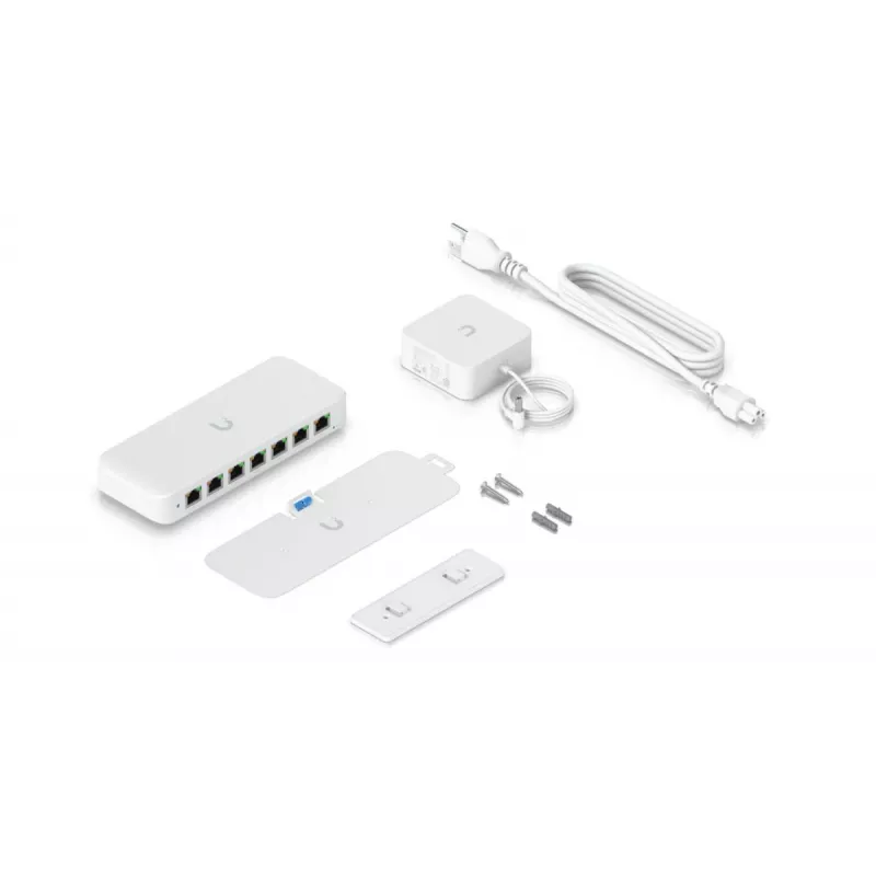UBIQUITI NETWORKS UniFi Switch USW-Ultra-60W 8-poorts GbE PoE+ gevoed via GbE++ input 60W